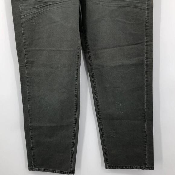 Meezan Men's Khaki Pants 36 Quarry Green Distressed Straight Leg Trousers NWT - Picture 4 of 8